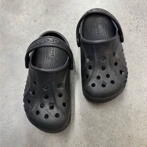 Crocs Kids Classic Clogs Black Size 9 Toddler Slip On Shoes